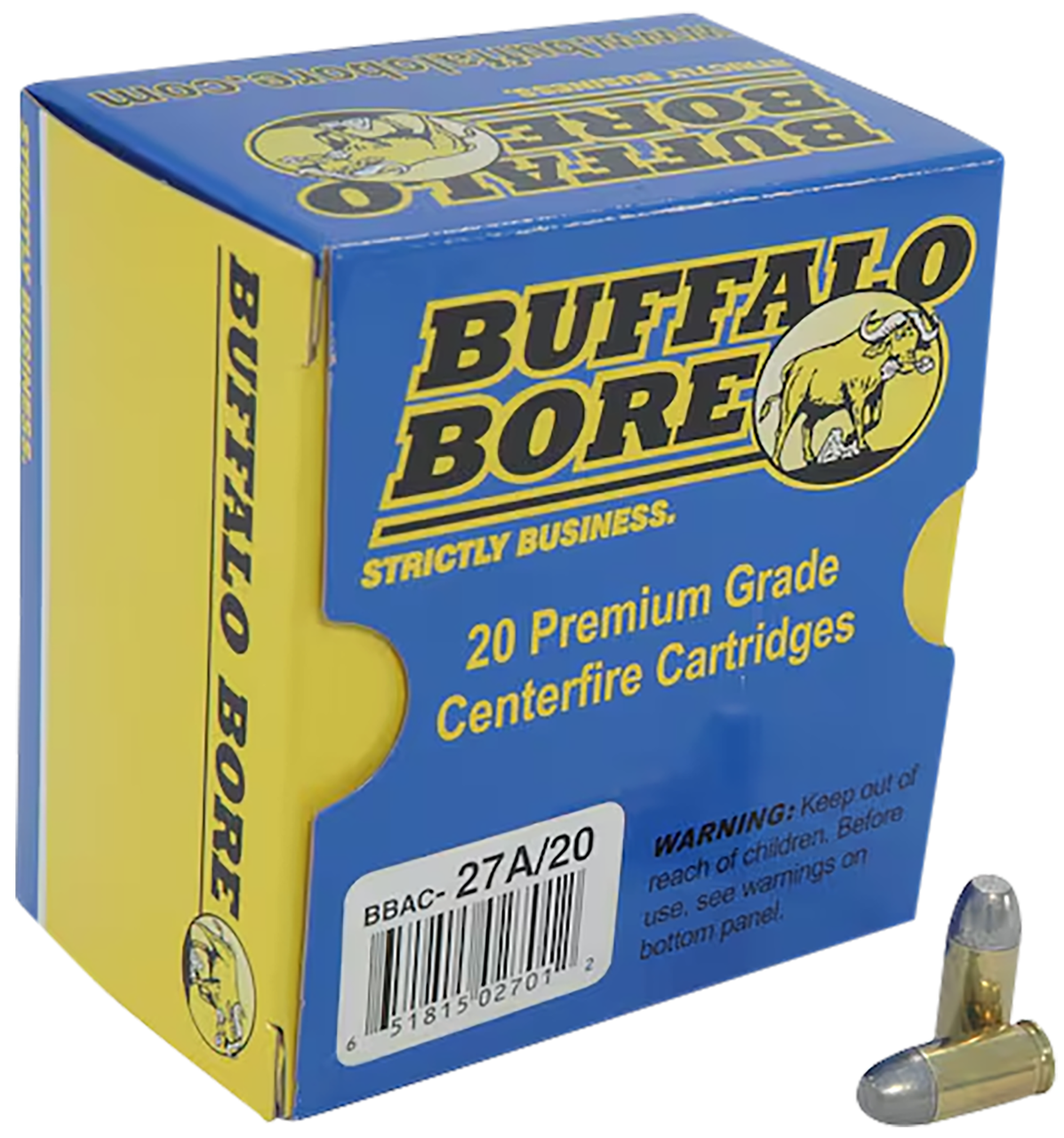 380 Auto Ammo - Buffalo Bore Ammo Personal Defense Strictly Business Hard Cast Flat Nose Case Buffalo Bore Personal Defense Strictly Business Hard Cast Flat Nose Case Ammo