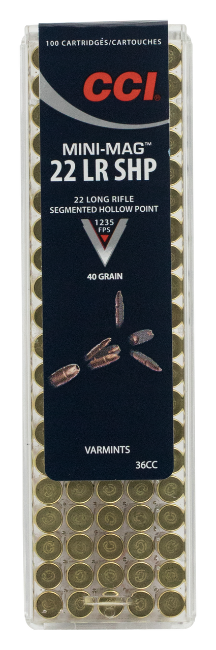 CCI Mini-Mag High Velocity Segmented Case HP Ammo