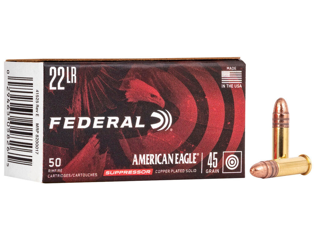 Federal American Eagle Suppressor CP Case RN Ammo