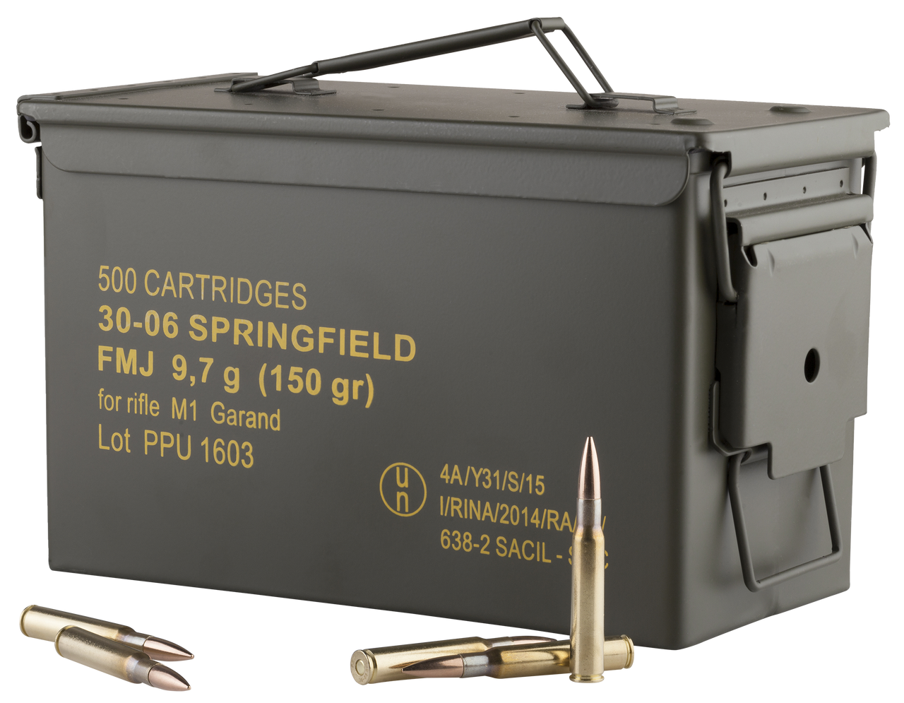 Bulk PPU Standard 500 Sold Includes Metal Can FMJ Ammo