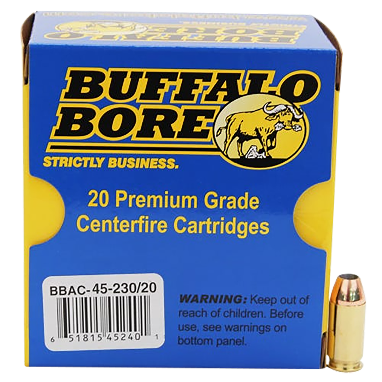 Buffalo Bore Personal Defense Strictly Business Jacket Case HP +P Ammo