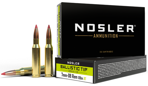 Nosler Ballistic Tip Spitzer Case Ammo