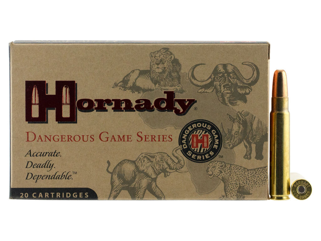 416 Ruger Ammo - Hornady Dangerous Game Solid Case Hornady Dangerous Game Solid Case Ammo