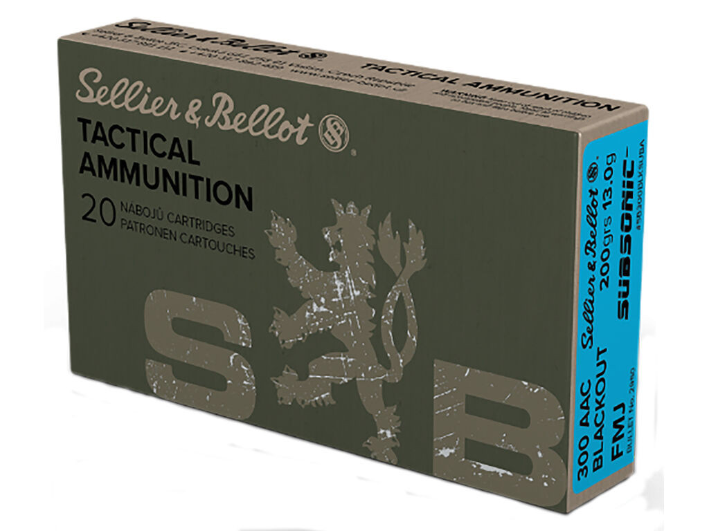 300 AAC Blackout Ammo - Sellier & Bellot Subsonic Case FMJ Sellier & Bellot Subsonic Case FMJ Ammo