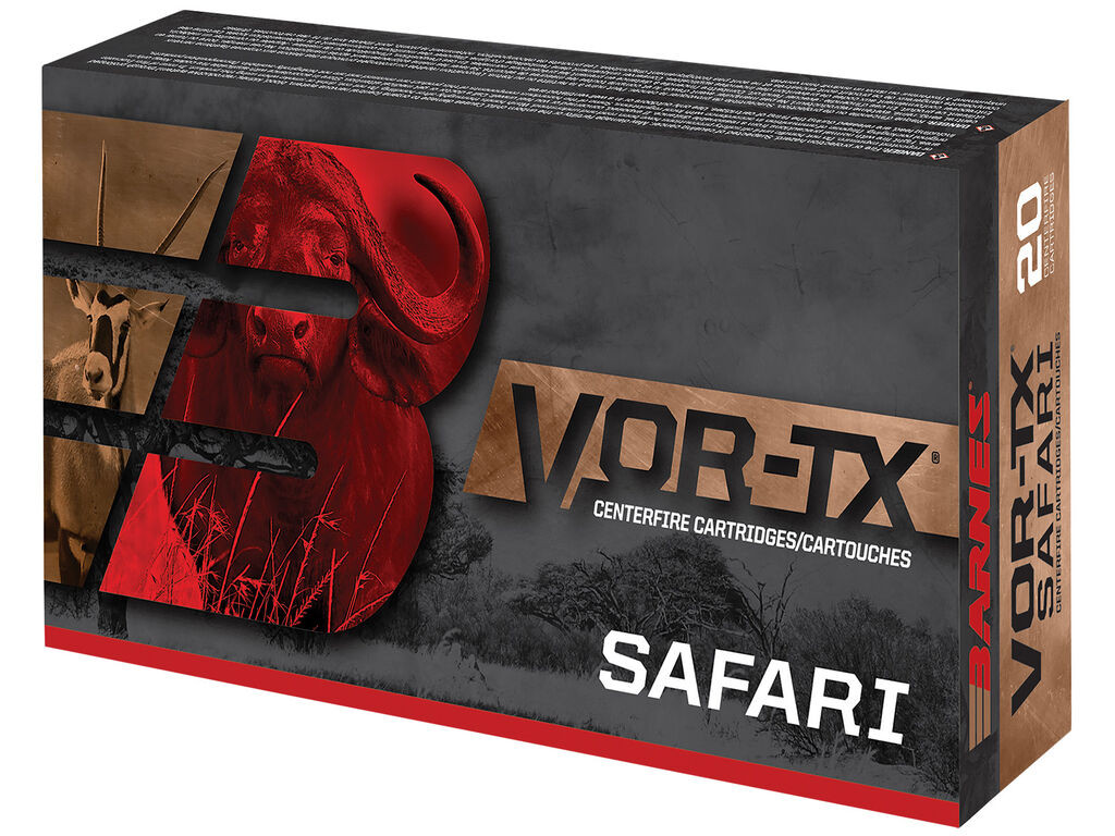 458 Win Mag Ammo - Barnes VOR-TX Safari Flat Base Case TSX Barnes VOR-TX Safari Flat Base Case TSX Ammo