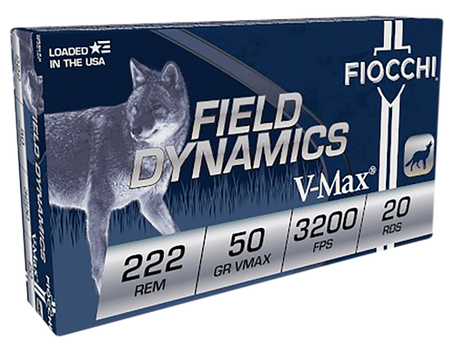 Fiocchi Field Dynamics Hornady V Max Case Ammo