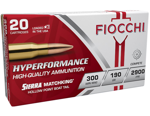 Fiocchi Hyperformance Compete Sierra MatchKing Case HPBT Ammo