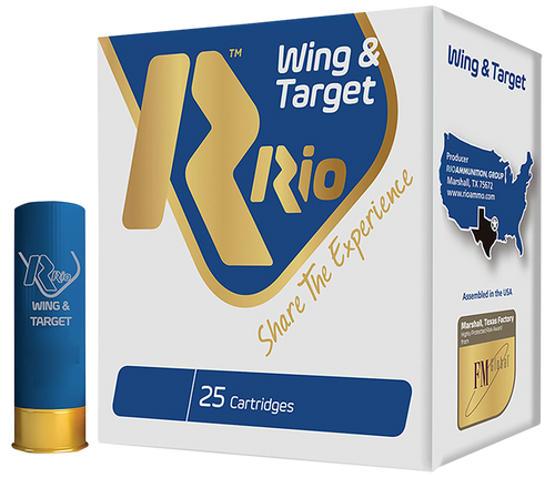 12 Gauge Ammo - Rio Ammo Wing & Target Case 1oz Rio Wing & Target Case 1oz Ammo
