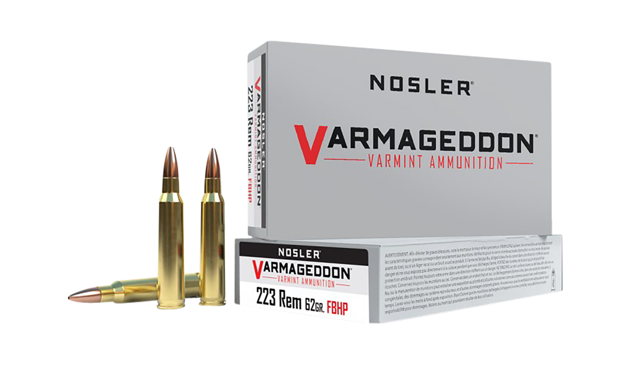 Nosler Varmageddon Flat Base Case HP Ammo