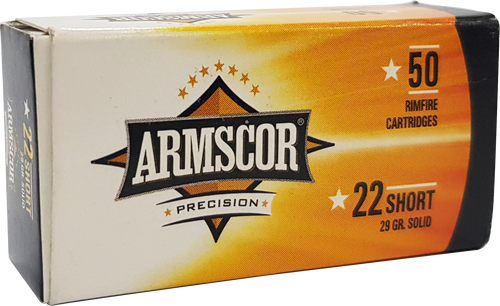 22 Short Ammo - Armscor Precision Solid Point Case Armscor Precision Solid Point Case Ammo