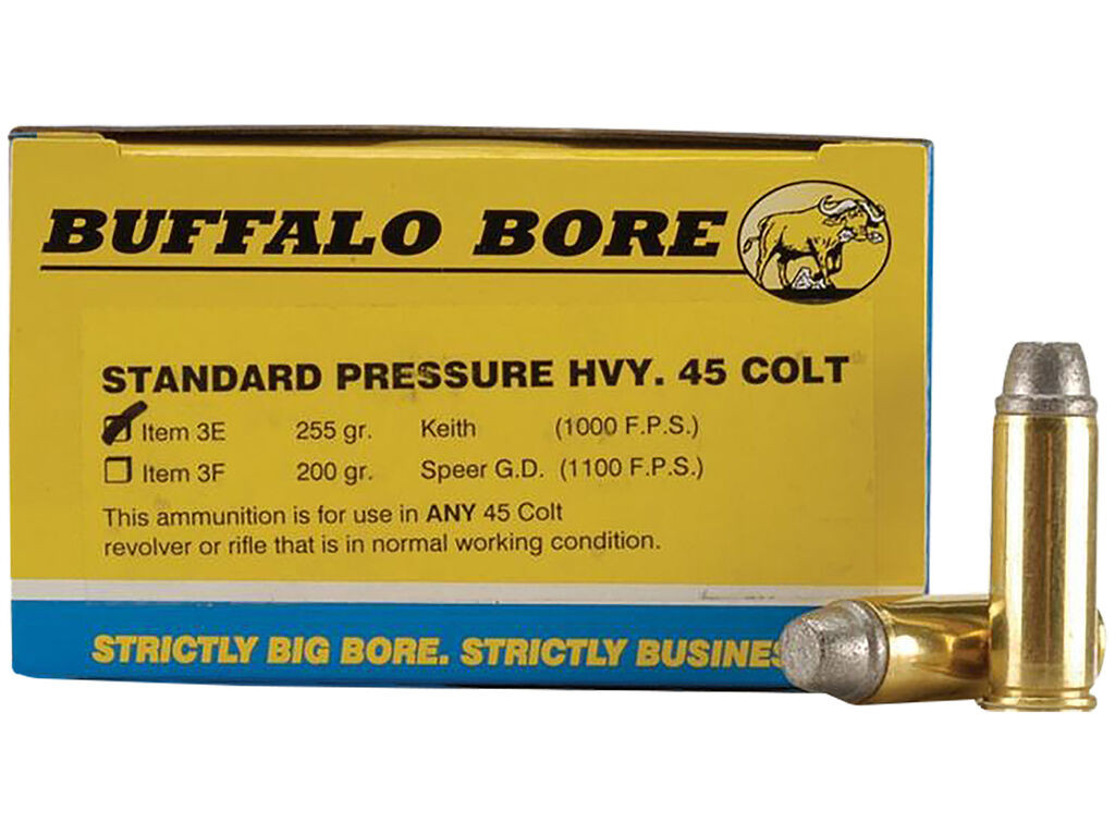 Buffalo Bore Standard Pressure Strictly Business Gas Checked Soft Cast Case Ammo