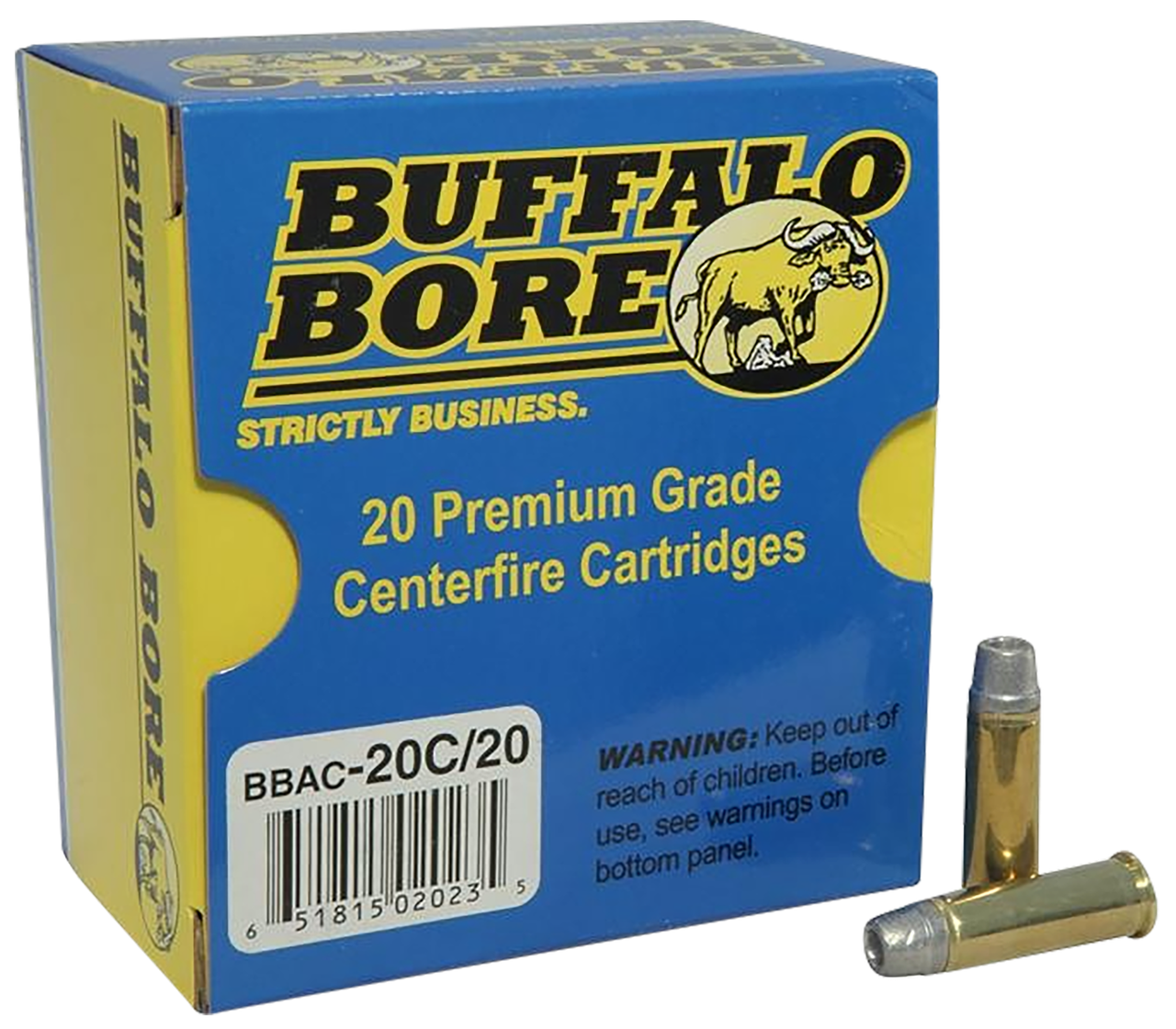 Buffalo Bore Standard Pressure Strictly Business Lead Semi Wad Cutter Case Ammo