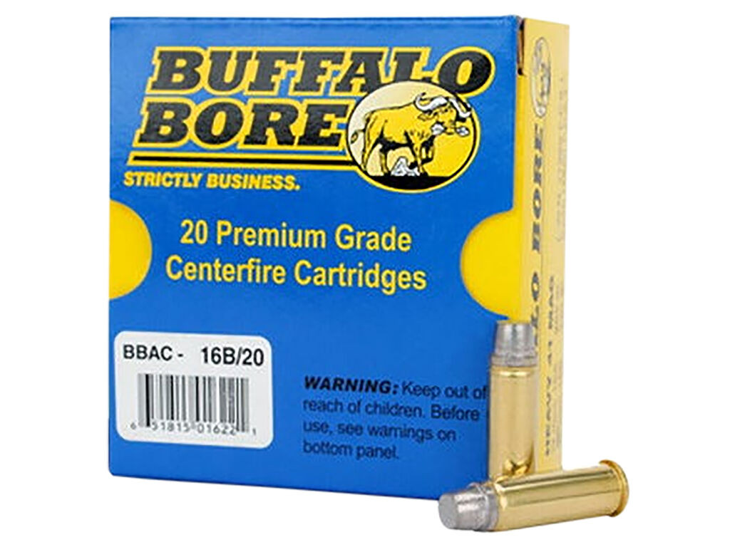 41 Rem Mag Ammo - Buffalo Bore Ammo Heavy Strictly Business Hard Cast Semi Wadcutter Case Buffalo Bore Heavy Strictly Business Hard Cast Semi Wadcutter Case Ammo