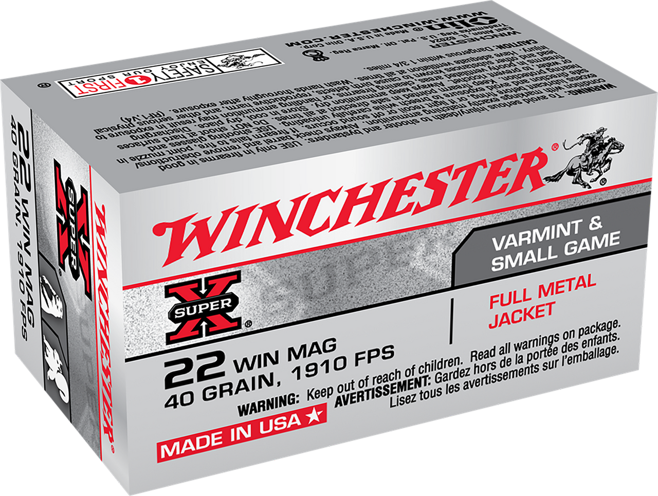 Winchester Super X Case FMJ Ammo