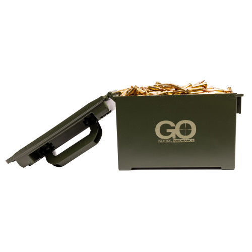 Bulk Global Ordnance M193 Brass With OD Green Can FMJ Ammo
