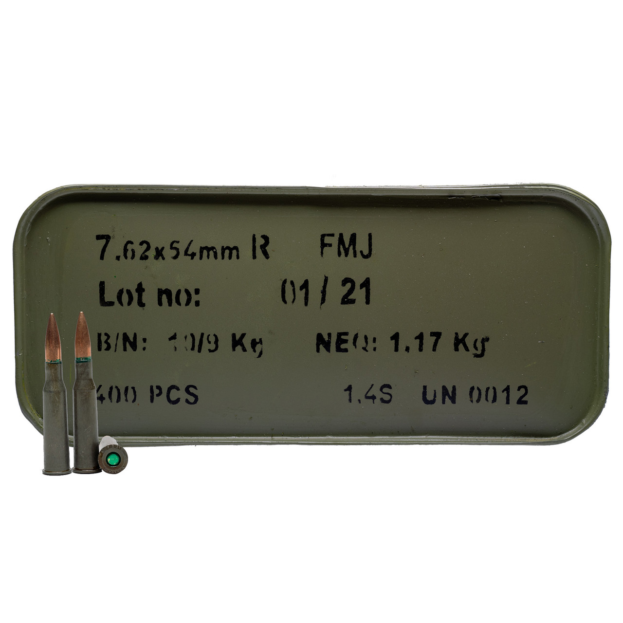 RomArm Lead Core FMJ Ammo