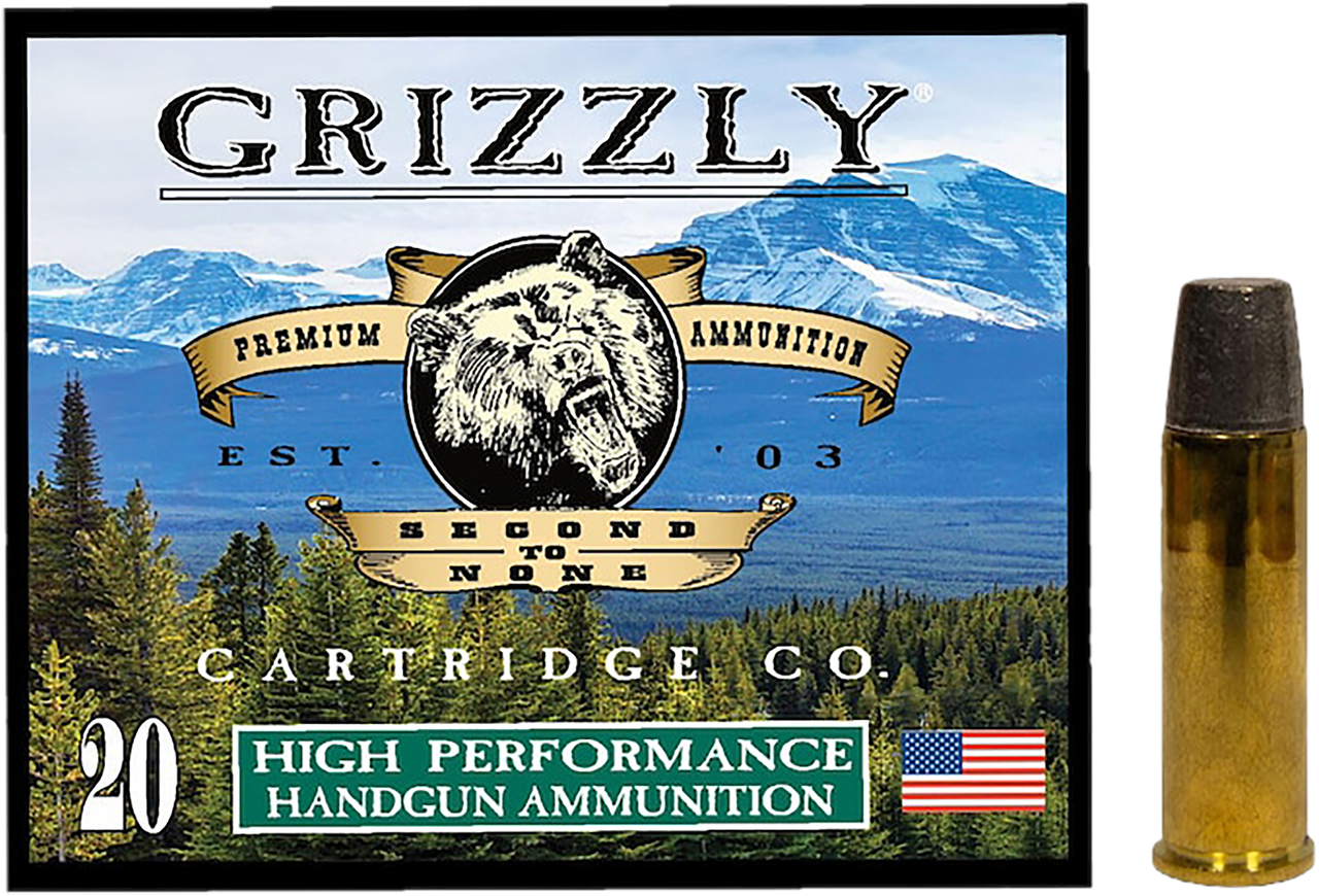 41 Rem Mag Ammo - Grizzly Ammo Wide Flat Nose Gas Check Case Grizzly Wide Flat Nose Gas Check Case Ammo