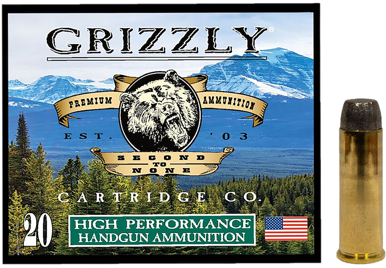 41 Rem Mag Ammo - Grizzly Ammo Wide Flat Nose Gas Check Case Grizzly Wide Flat Nose Gas Check Case Ammo