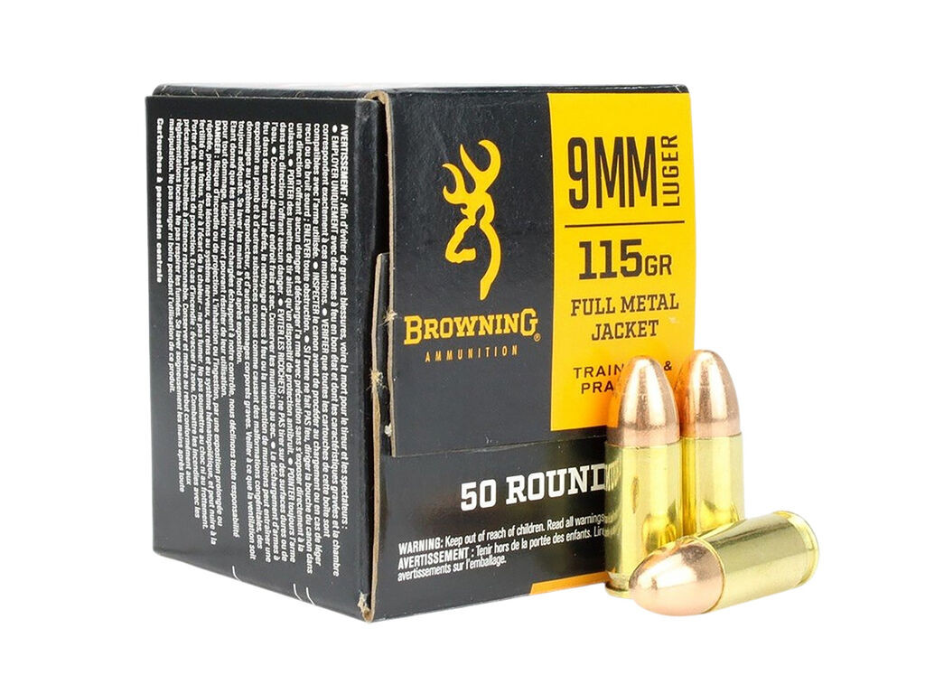 Browning Luger Case FMJ Ammo
