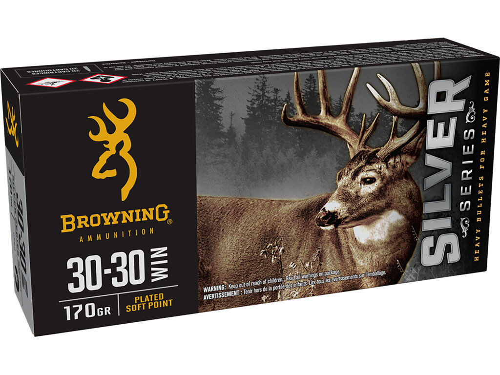 30-30 Win Ammo - Browning Ammo Silver Plated SP Case Browning Silver Plated SP Case Ammo