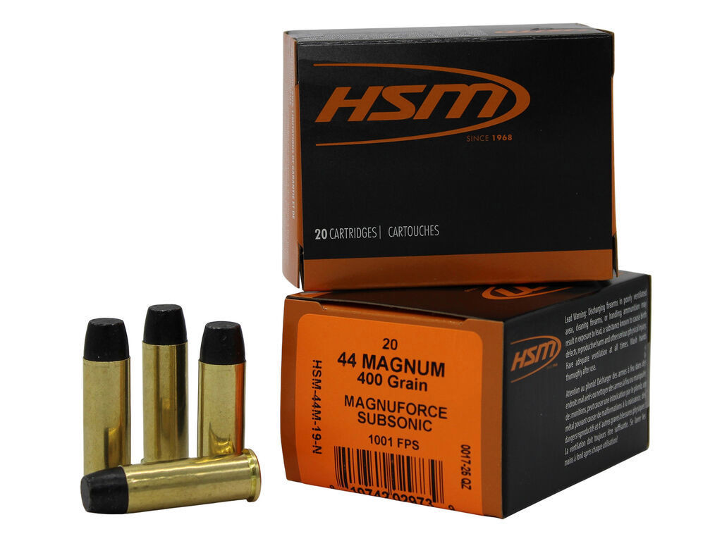 HSM Subsonic Hard Cast Long Flat Nose Case Ammo