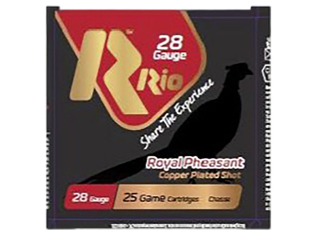 28 Gauge Ammo - Rio Ammo Royal Pheasant Copper-Plated Rio Royal Pheasant Copper-Plated Ammo