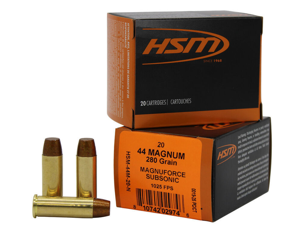 HSM Subsonic Hard Cast Long Flat Nose Case Ammo