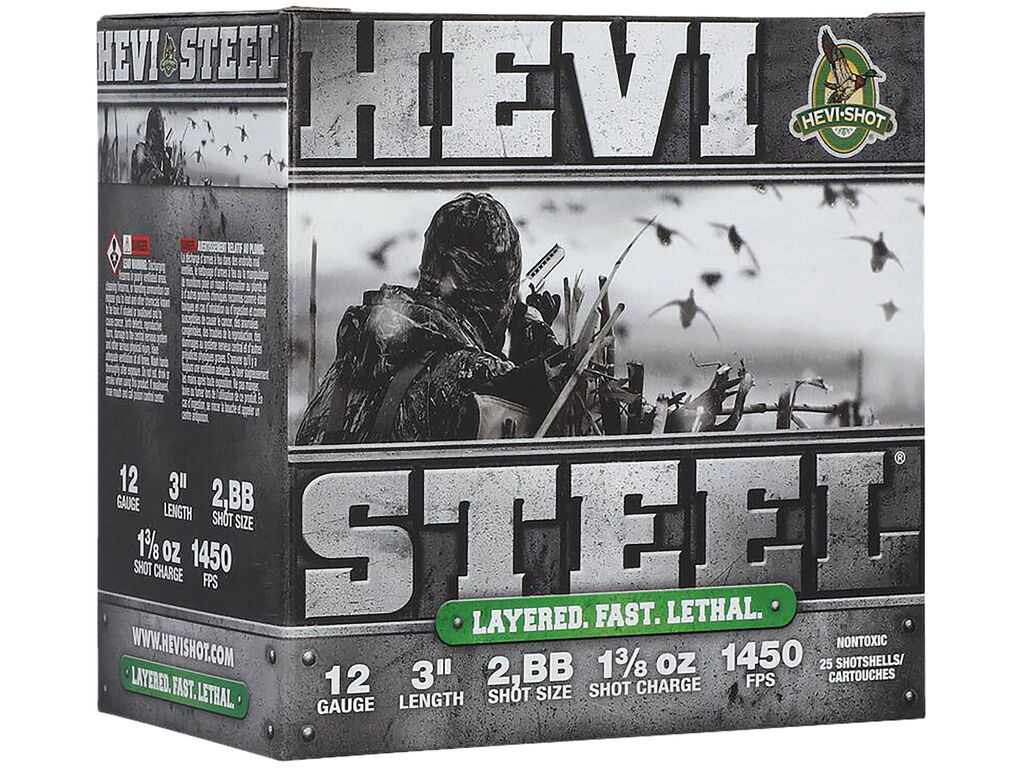 HEVI-Shot HEVI-Steel Waterfowl Case 1-3/8oz Ammo