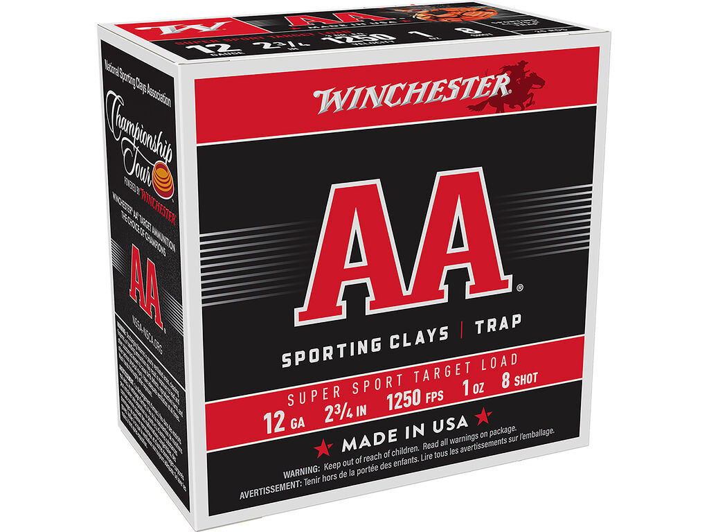 Winchester AA Sporting Clay Case 1oz Ammo