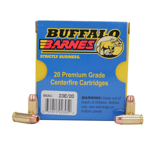 Buffalo Bore Standard Pressure Strictly Business Barnes TAC XP Lead Free Ammo