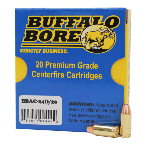 Buffalo Bore Personal Defense Strictly Business Luger P Jacket HP Ammo