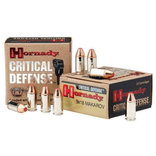 Hornady Critical Defense Subsonic Centerfire X Flex Tip EXpanding Cartridge Ammo