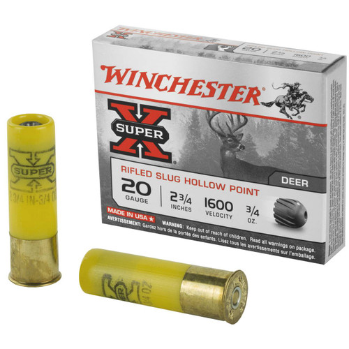 Winchester Super-X Rifled Hollow Point Cartridge 3/4oz Ammo