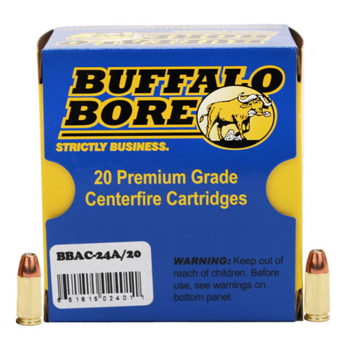 Buffalo Bore Personal Defense Strictly Business Luger P Jacket HP Ammo