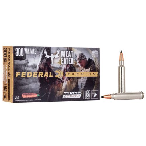 Federal Trophy Copper Hyper Velocity Centerfire Cartridge Ammo