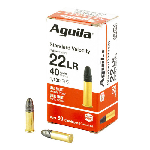 Aguila Standard Velocity Lead Cartridge RN Ammo