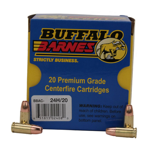 Buffalo Bore BuffaloBarnes Strictly Business Luger P Barnes TAC XP Lead Ammo