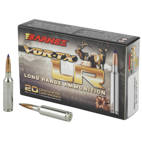 Barnes Vor-TX LR Hyper Velocity Centerfire LRX Boat Tail Cartridge Ammo