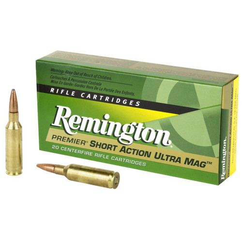 Premier Short Action Ultra Mag Hyper Velocity Centerfire Remington Ammo