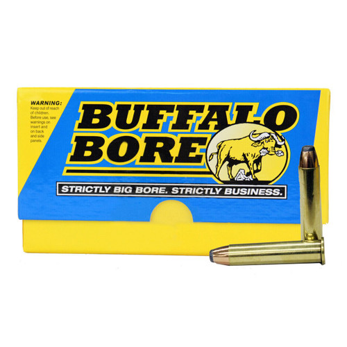 Buffalo Bore Lever Gun Strictly Business Gov Semi Jacketed Flat Point Ammo