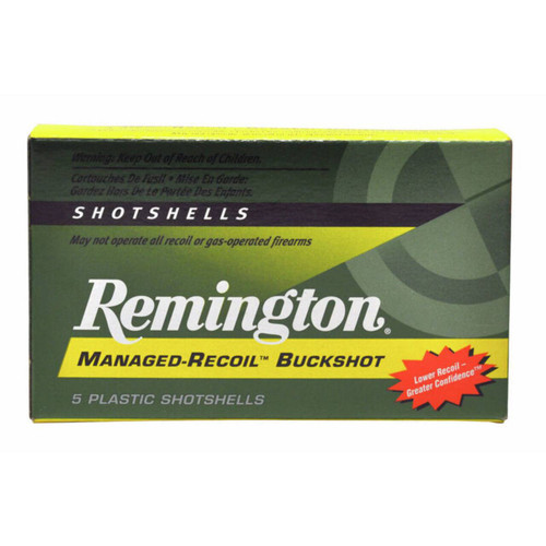 12 Gauge Ammo - Remington Managed Recoil Ammo Cartridge Buck Remington Managed Recoil Cartridge Buck Ammo
