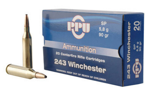 243 Win Ammo - PPU SP PPU SP Ammo