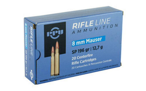 8mm Mauser Ammo - PPU SP PPU SP Ammo