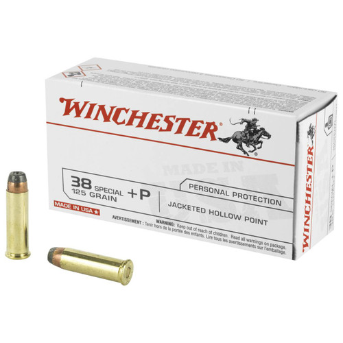 Winchester USA White Subsonic Centerfire Cartridge JHP +P Ammo