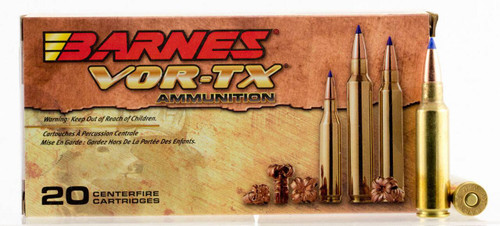 Barnes Vor-TX Hyper Velocity Centerfire Tipped Boat Tail Cartridge TSX Ammo