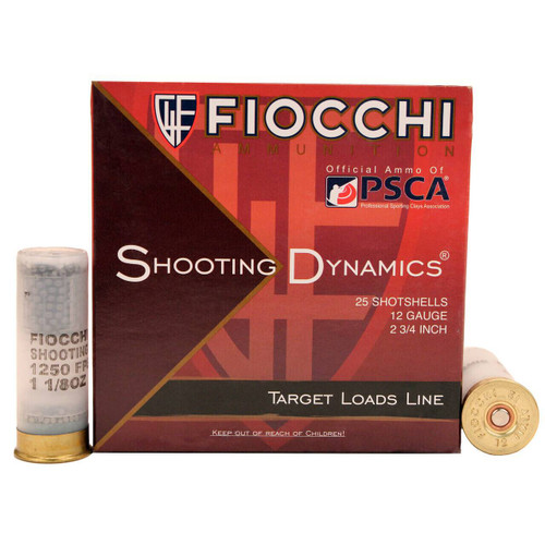 12 Gauge Ammo - Fiocchi Shooting Dynamics Target Load Ammo Cartridge 1-1/8oz Fiocchi Shooting Dynamics Target Load Cartridge 1-1/8oz Ammo
