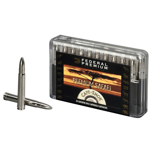 Federal Premium Safari CapeShok Woodleigh Hydro Solid WHCS Ammo