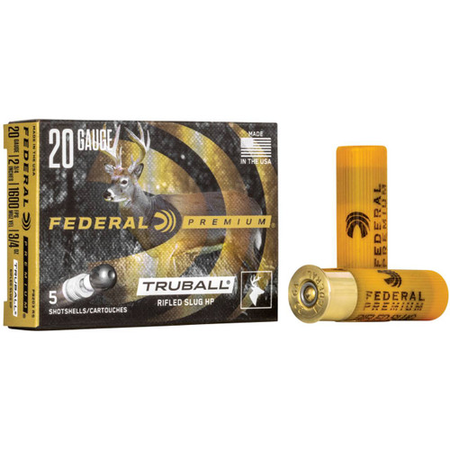 Federal TruBall Rifled Hollow Point Cartridge 2/3oz Ammo