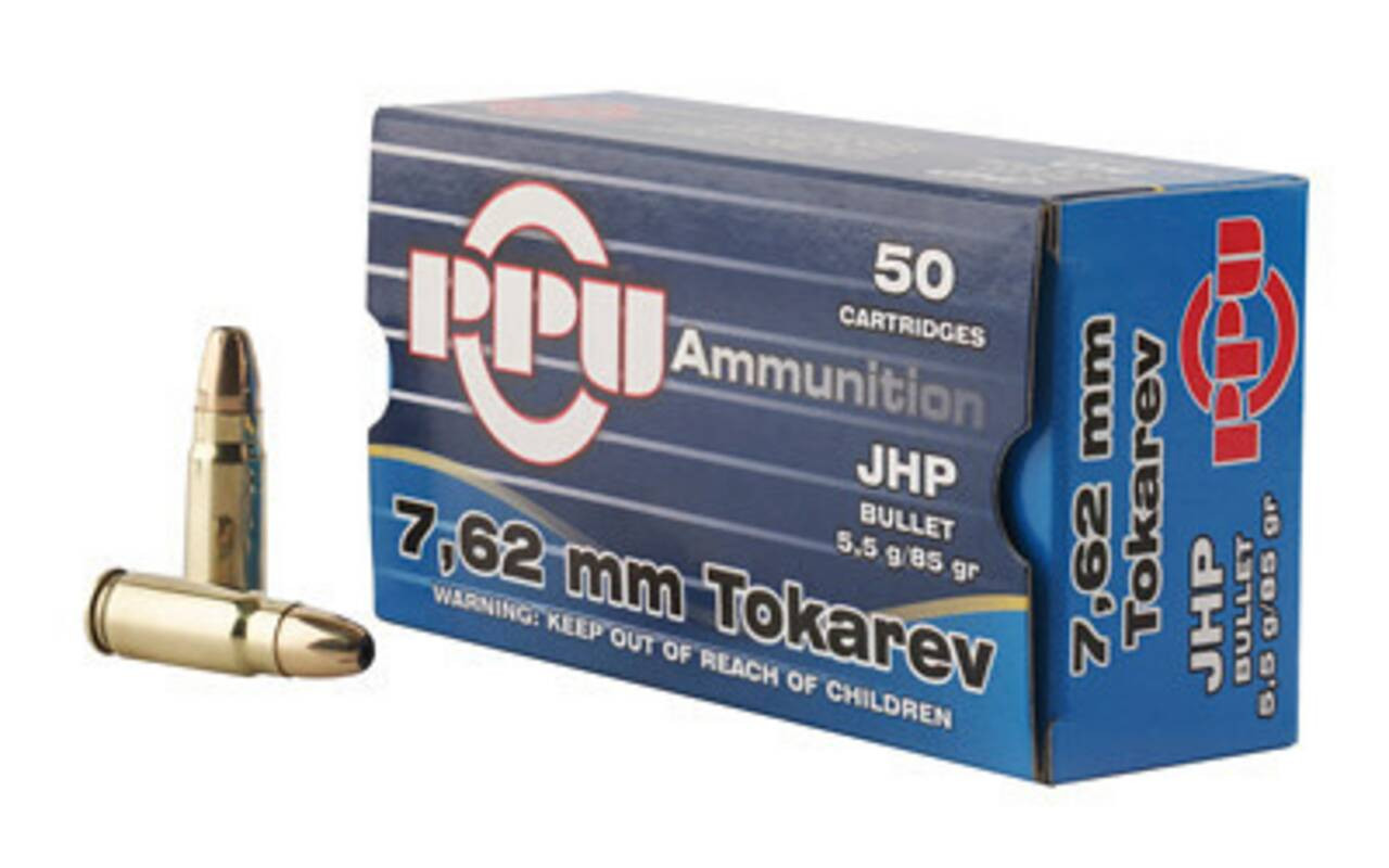 7.62x25mm Tokarev - PPU FMJ