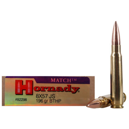 Hornady Match Hyper Velocity Centerfire Boat Tail Cartridge HP Ammo